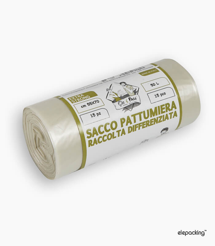 Sacco Pattumiera Professionale Linea Ambra 55×70 cm – Elepacking